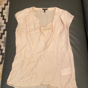 Escada Size 38 Sheer Blush Blouse